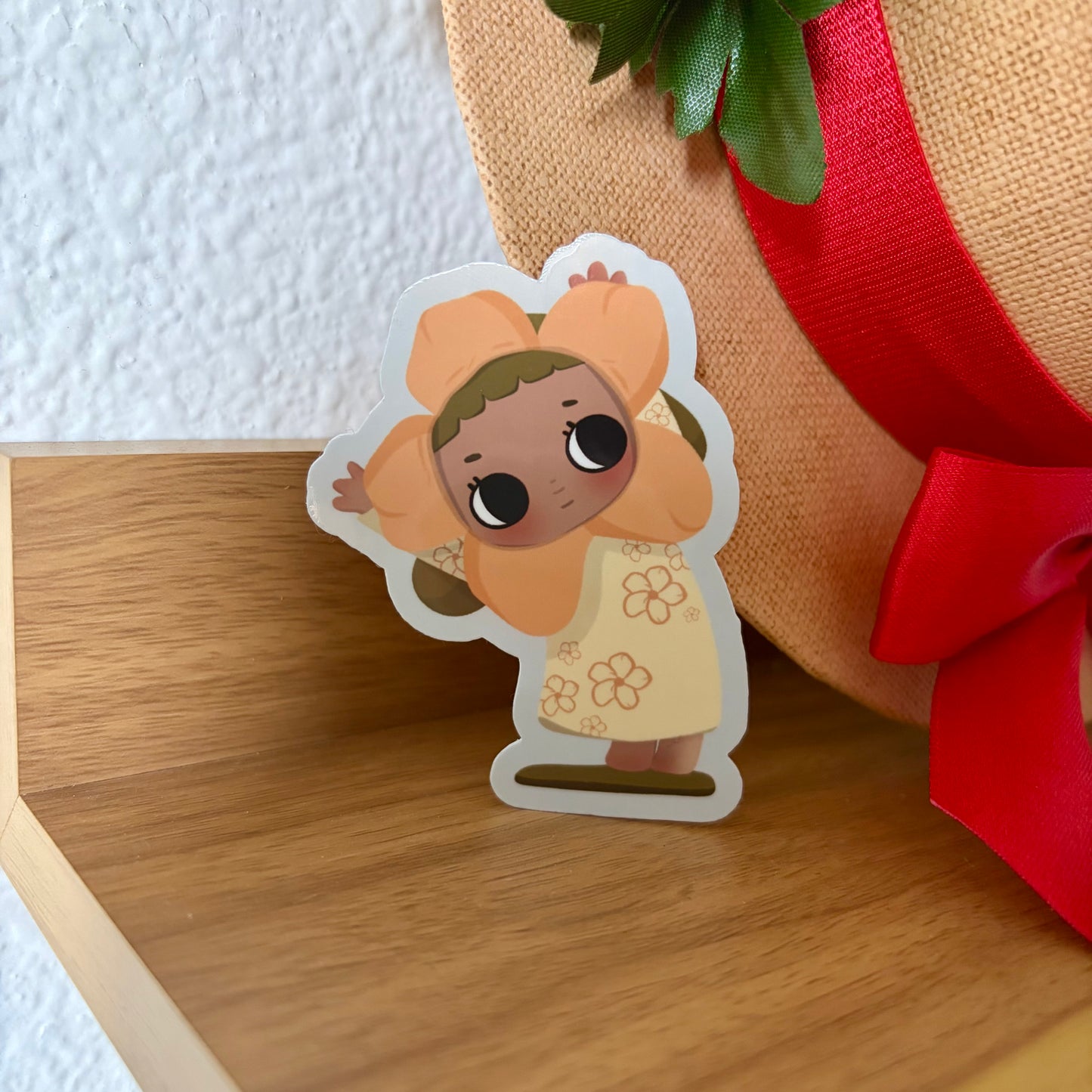 Little Miss Puakenikeni Sticker