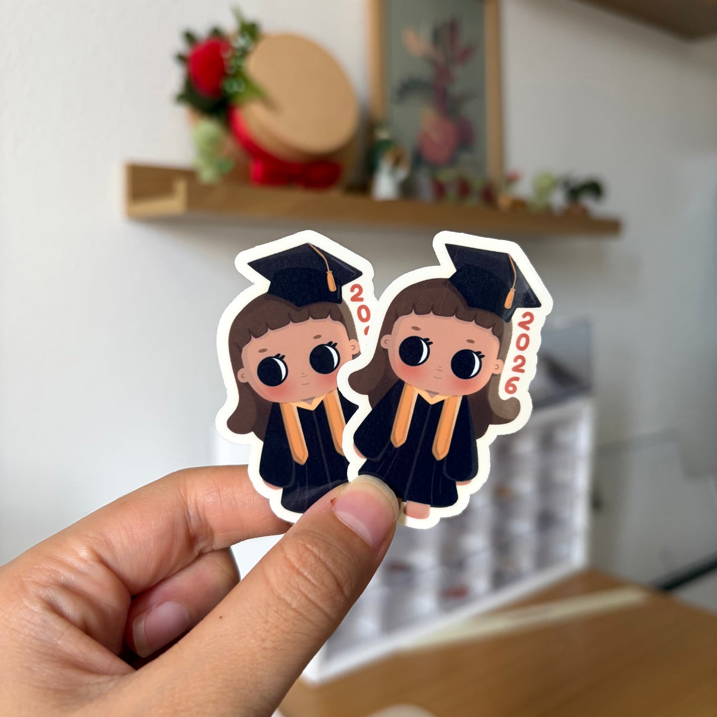 Little Miss Graduate Sticker