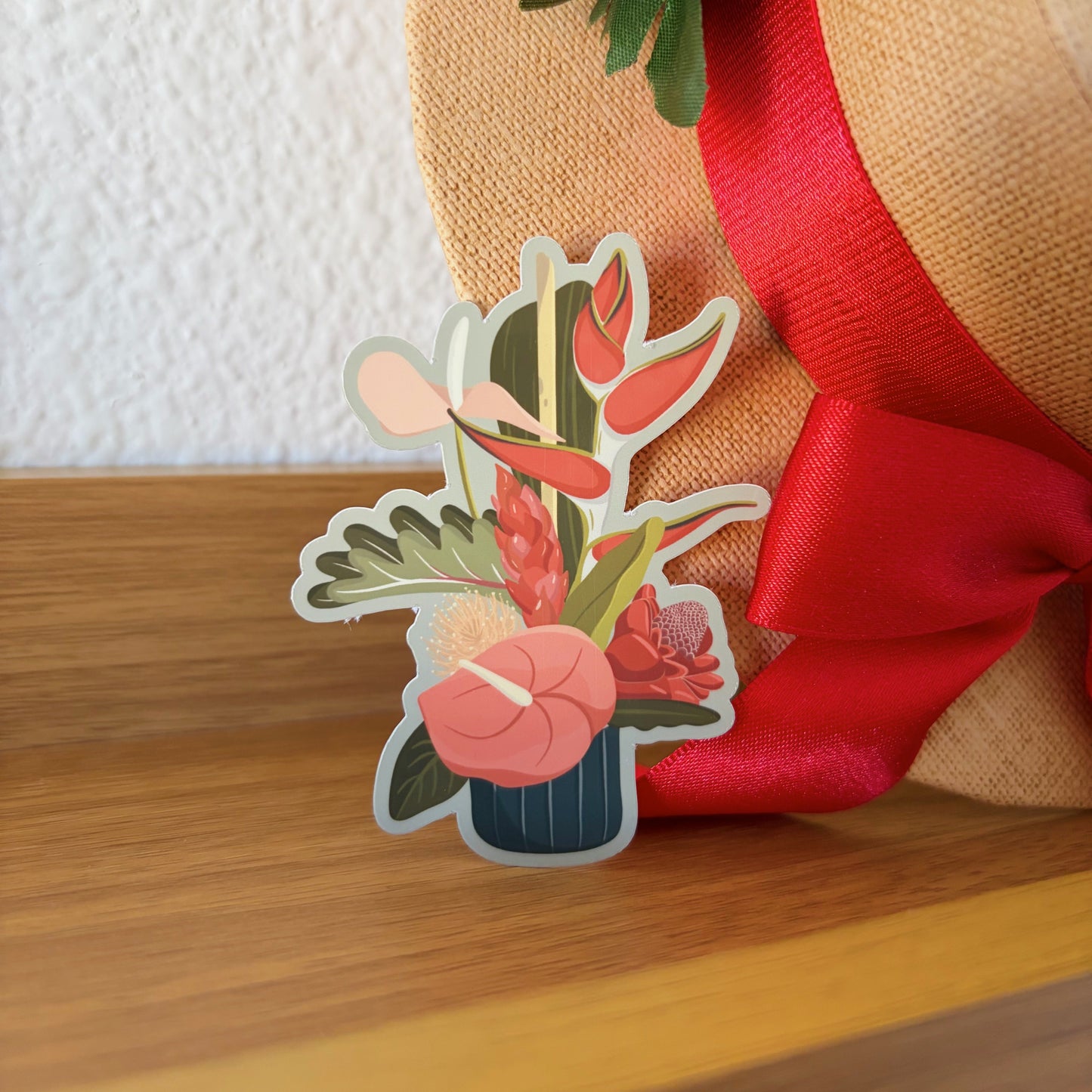 floral arrangement sticker