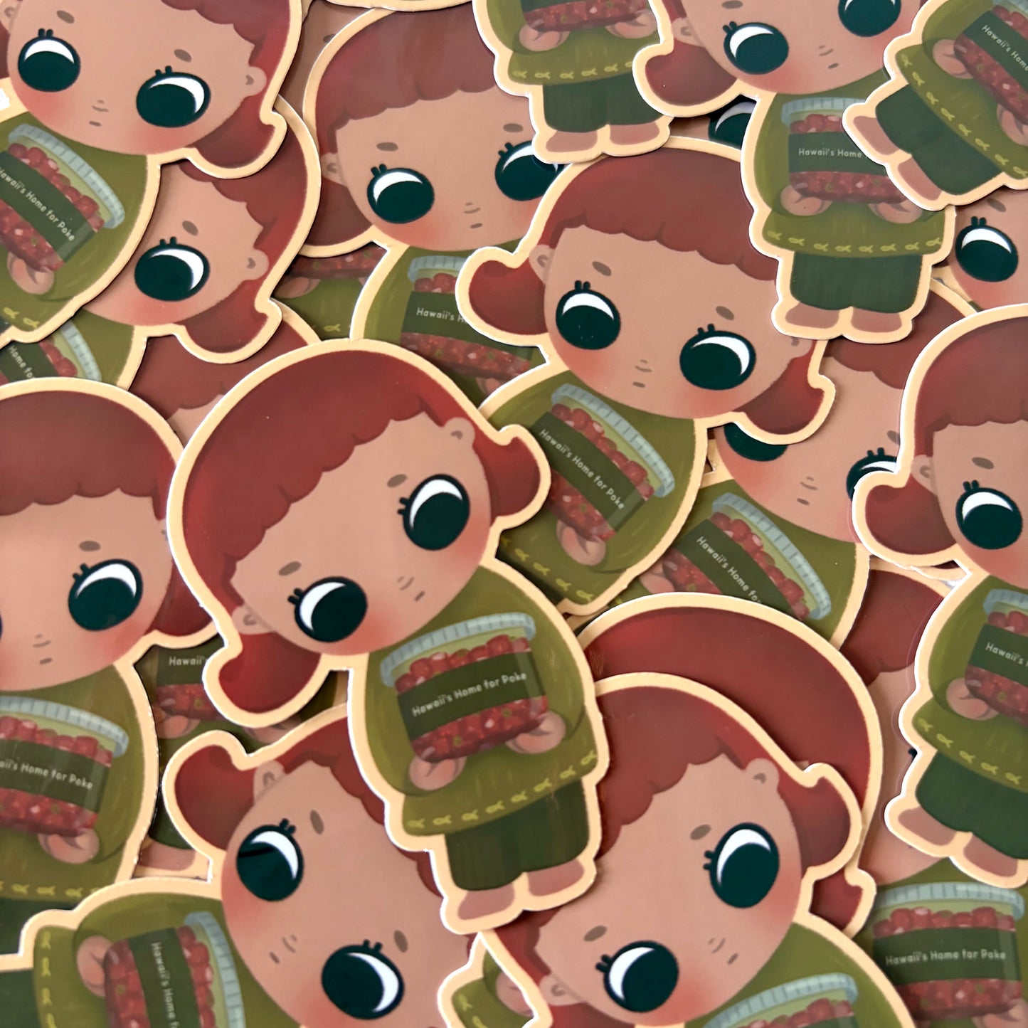 multiple little miss poke stickers