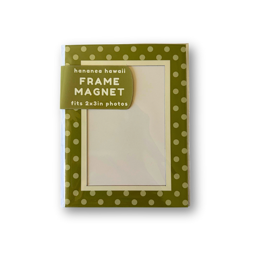 A frame magnet for a 2x3in photo, shown in its retail packaging against a plain white background.