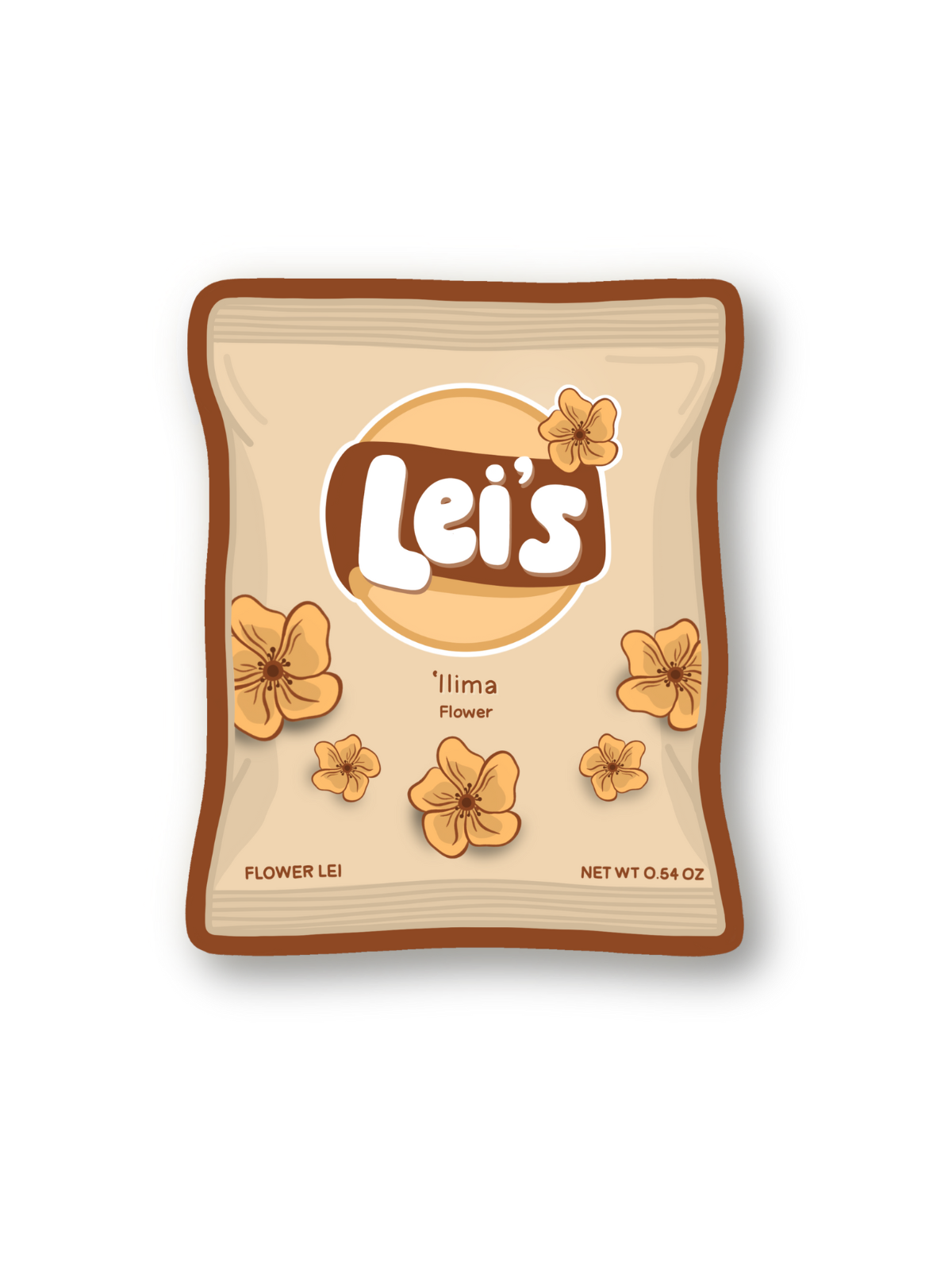 Bag of Lei's Sticker - ʻIlima