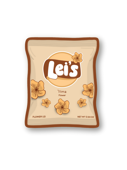 Bag of Lei's Sticker - ʻIlima