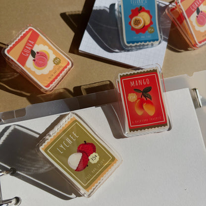stationery clips on notebook