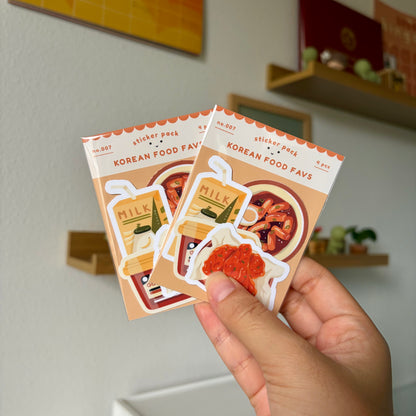 Korean Food Favs Sticker Pack