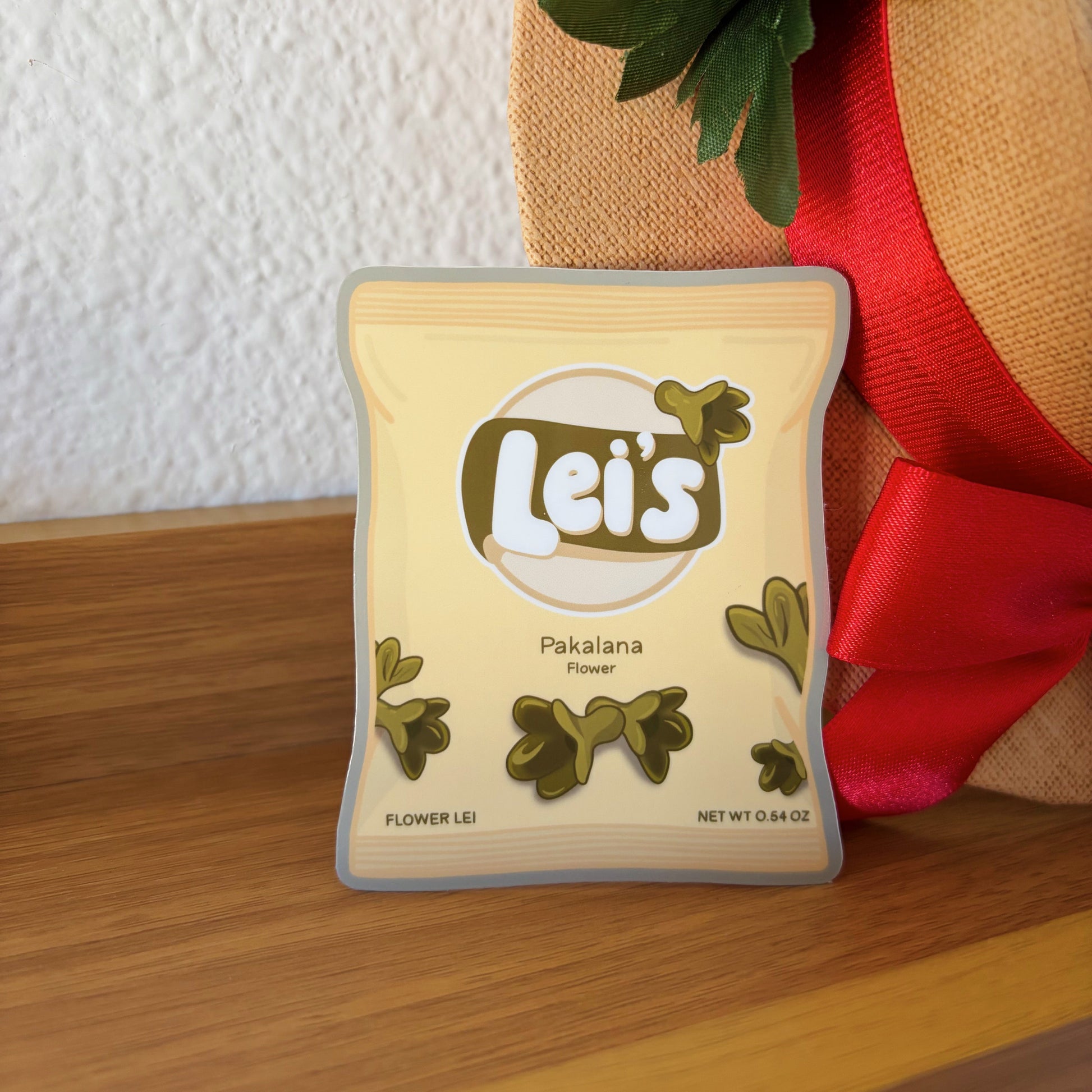 bag of leis pakalana sticker