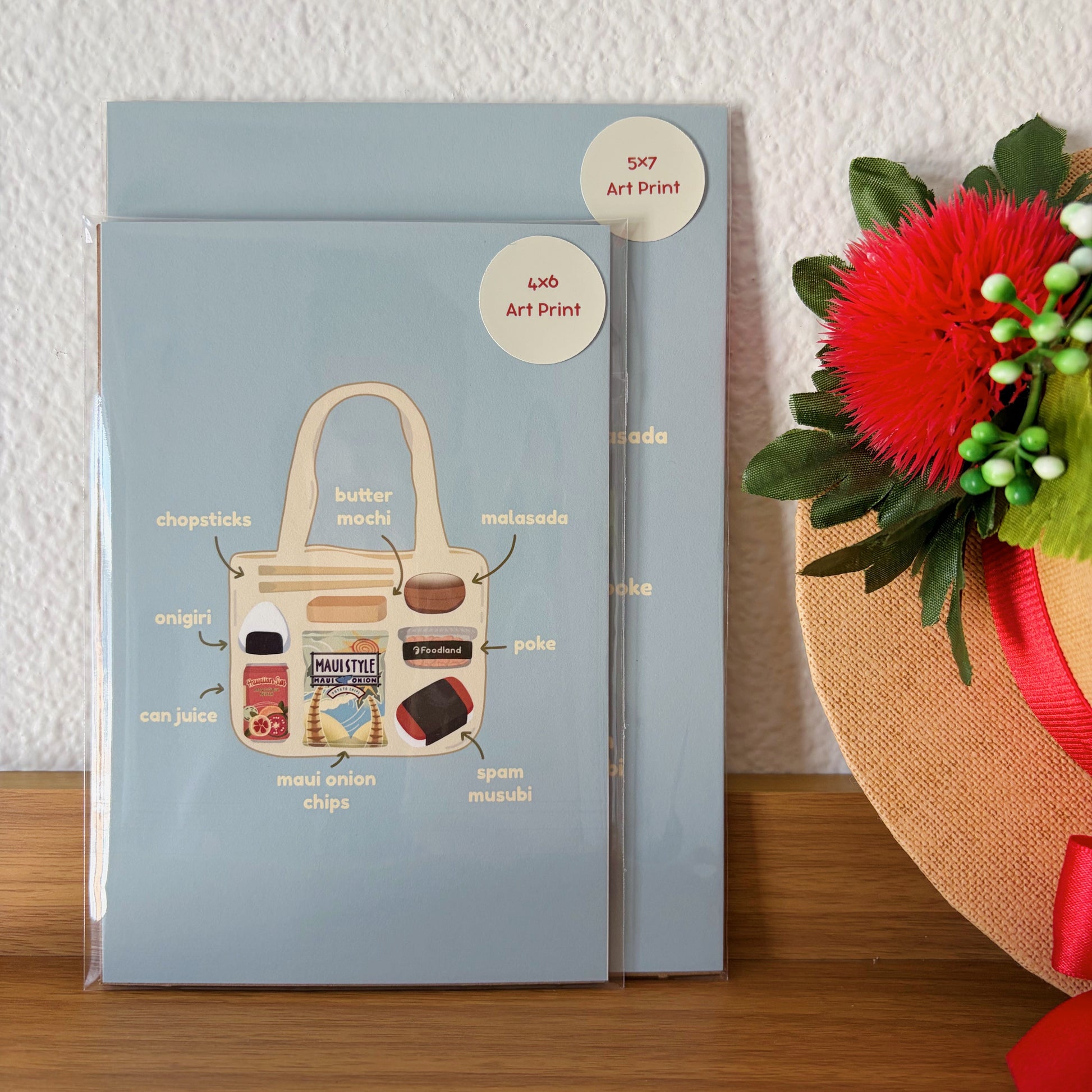 beach tote art print