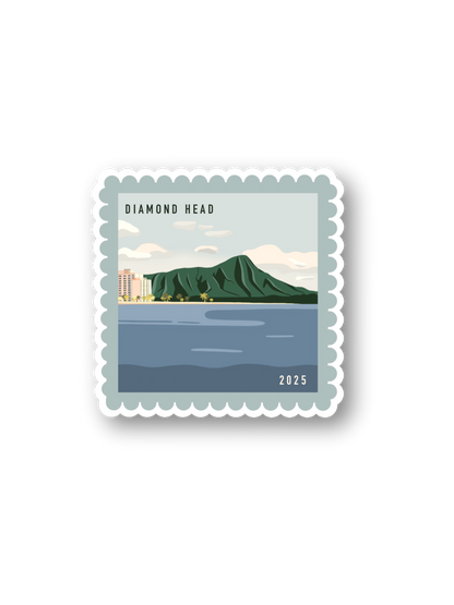 diamond head sticker