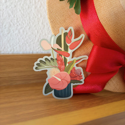 floral arrangement sticker