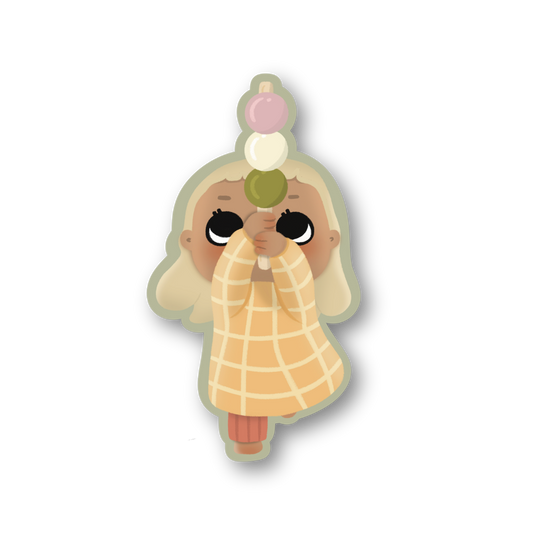 little miss dango sticker