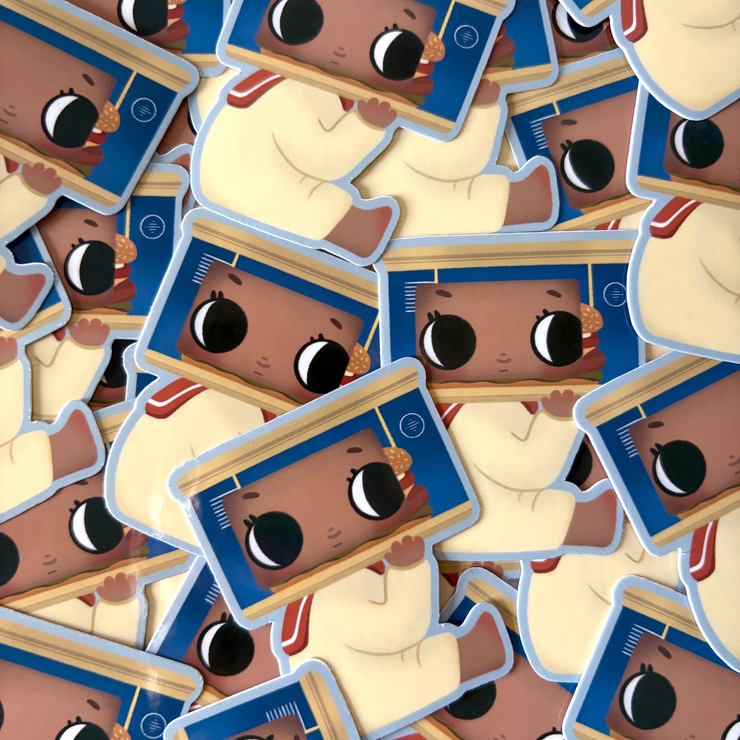 multiple little miss spam stickers