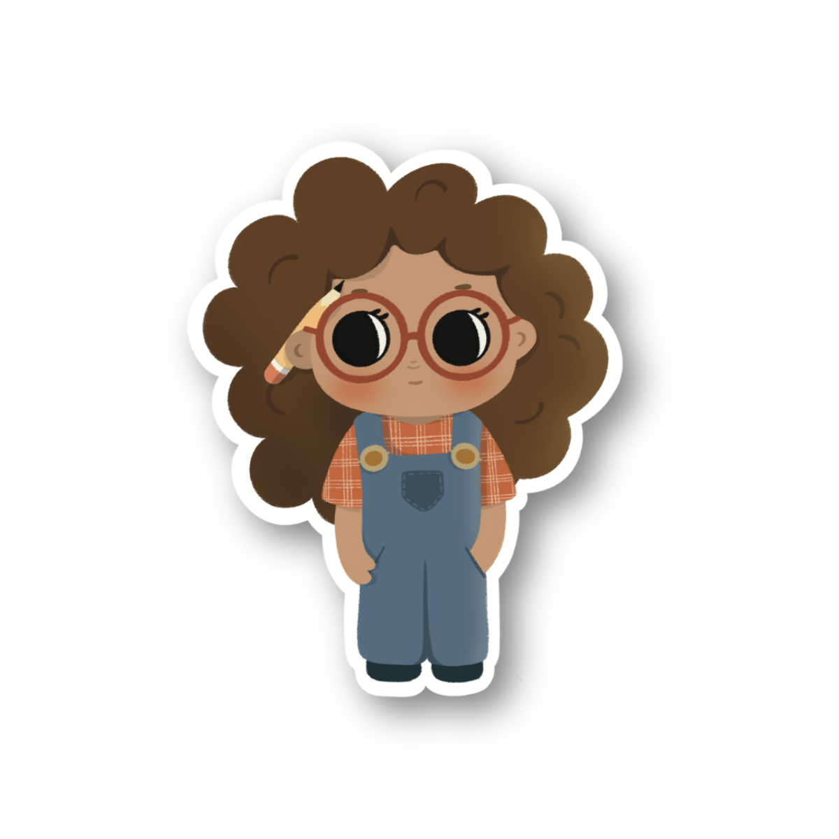 little miss teacha sticker