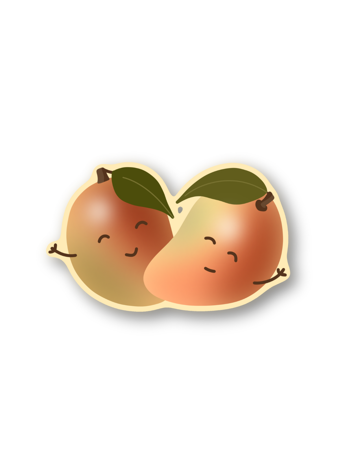 pair of mangos sticker