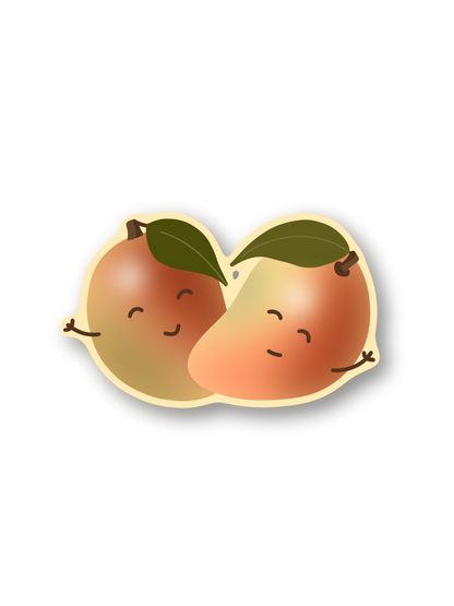 pair of mangos sticker