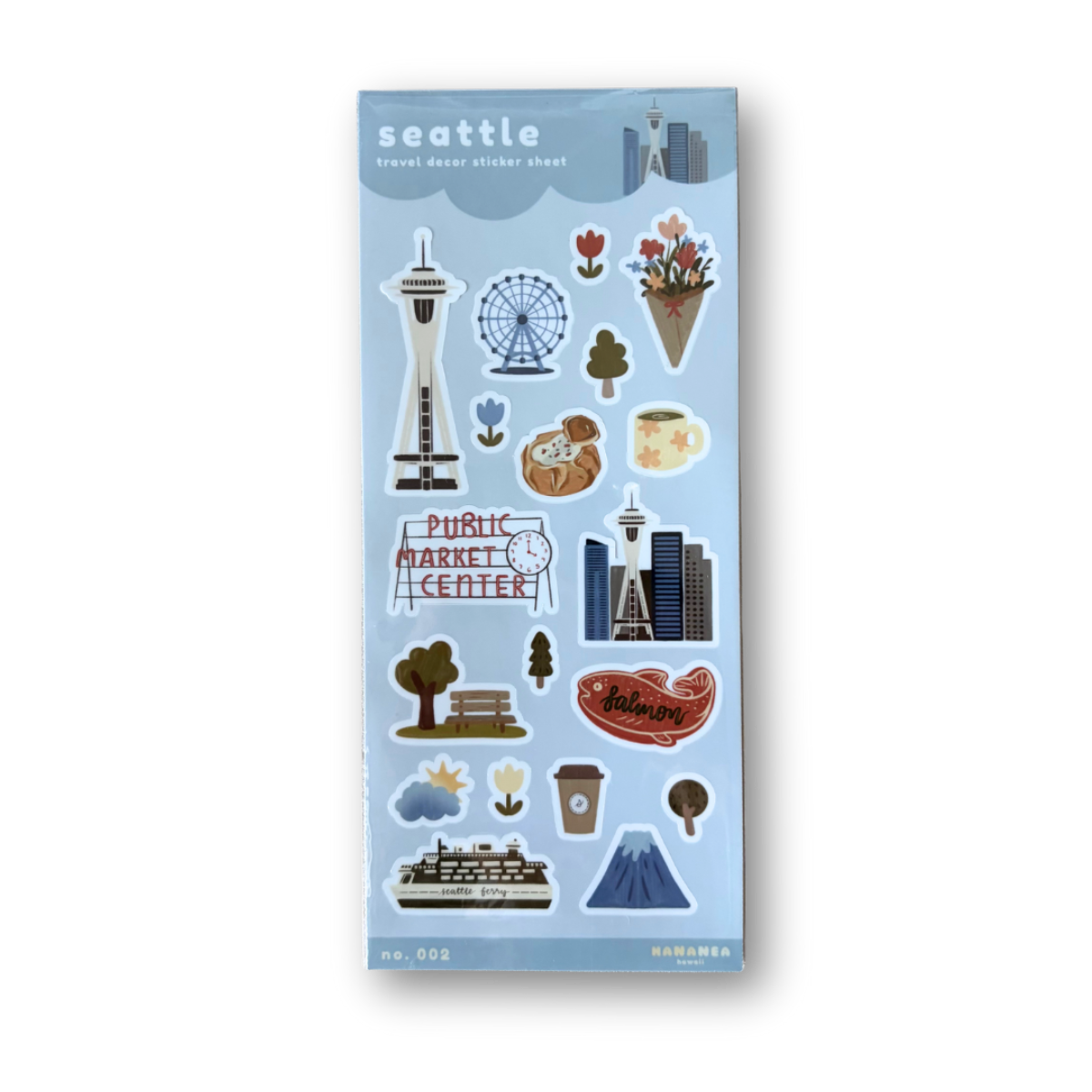 seattle sticker sheet 