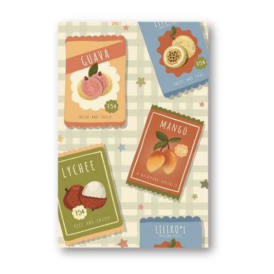 tropical harvest art print