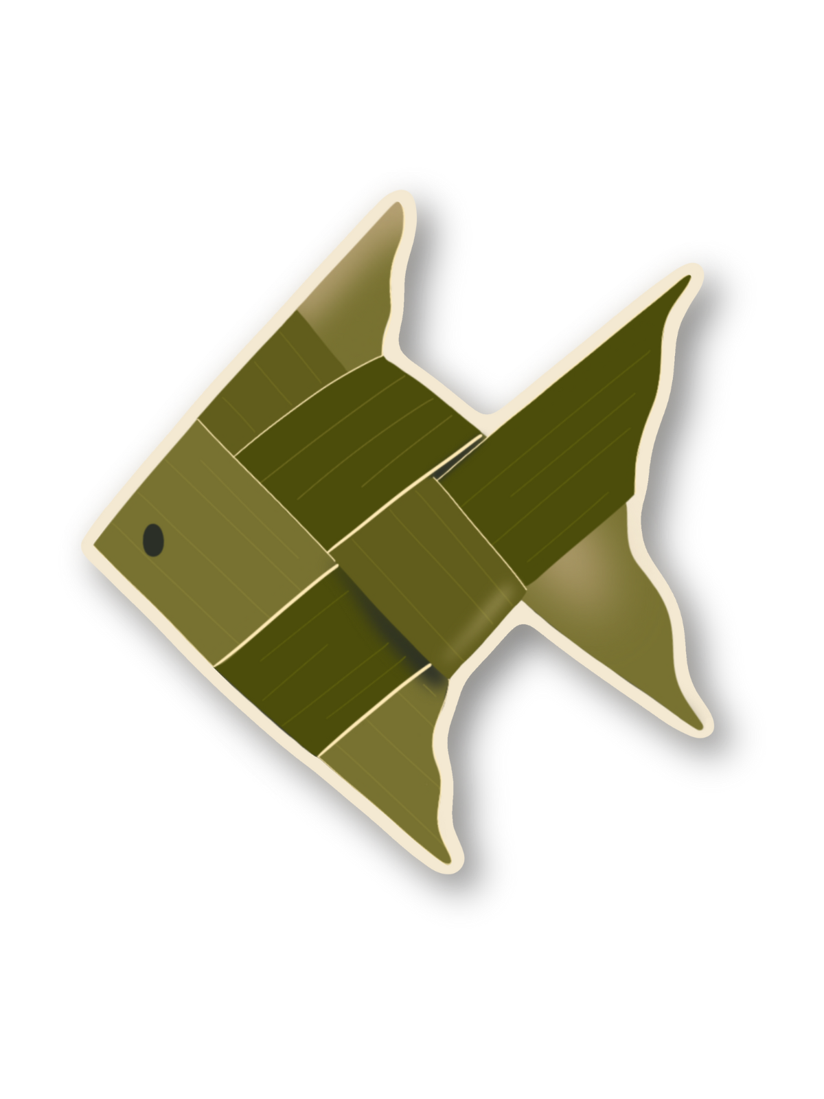 Woven Fish Sticker